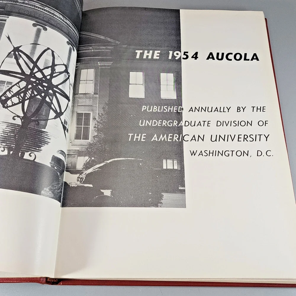 Aucola Yearbook 1954 The American University College of Arts and Sciences